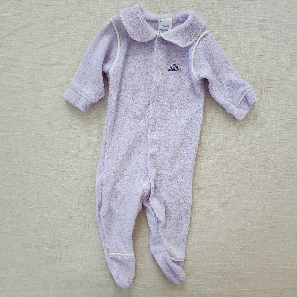 Vintage Jordache Lavender PJs 0-3 months